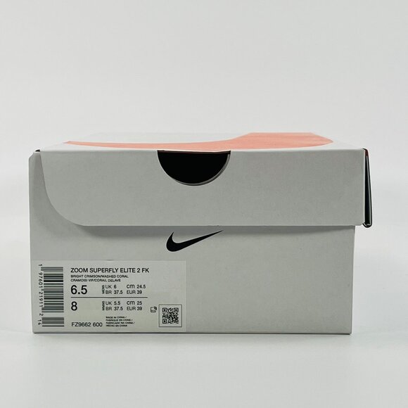 Nike Zoom Superfly Elite 2 \'Bright Crimson\' FZ9662-600 Track Multi Size main image 11